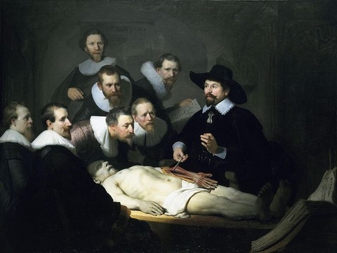 La leçon d'anatomie du docteur Tulp de Rembrandt