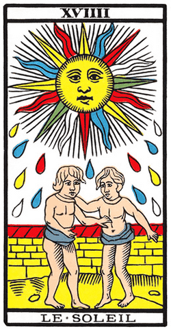 Carte de Tarot : le Soleil